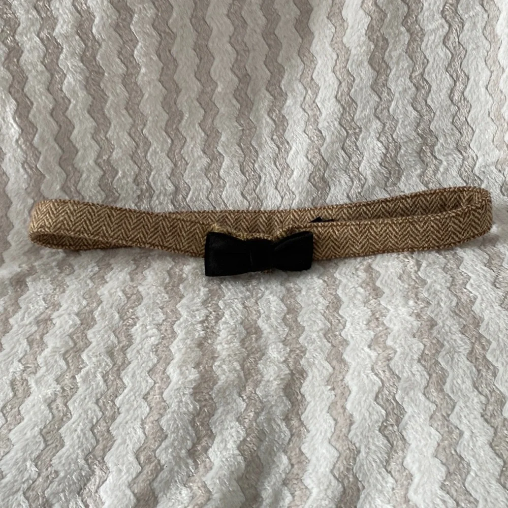 Ralph Lauren Wool Belt with Velvet Bow